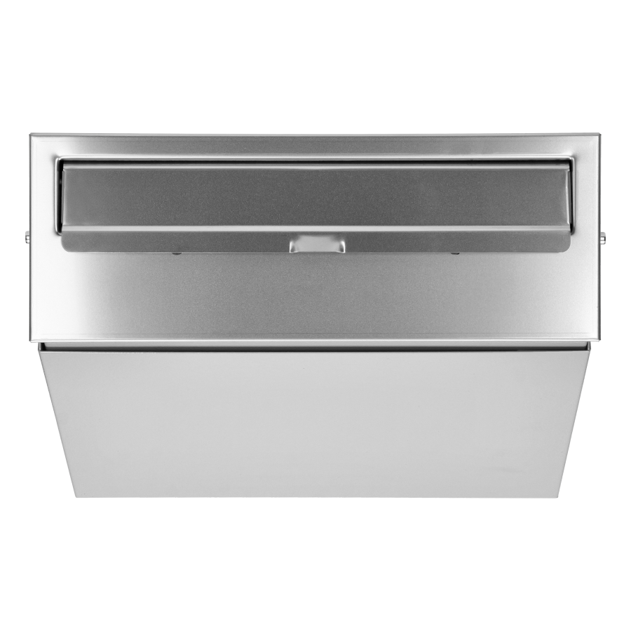 SAMOA mailbox pass-through mailbox with cylinder lock, inox